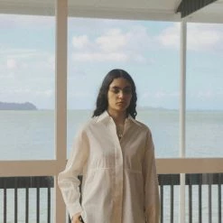 OVNA OVICH Sherman Shirt - Ice White EOS Sale*