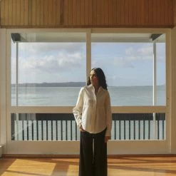 OVNA OVICH Sherman Shirt - Ice White EOS Sale*