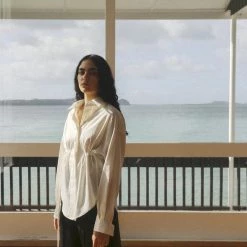 OVNA OVICH Sherman Shirt - Ice White EOS Sale*