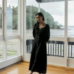 OVNA OVICH Virginia Dress - Midnight Black EOS Sale*