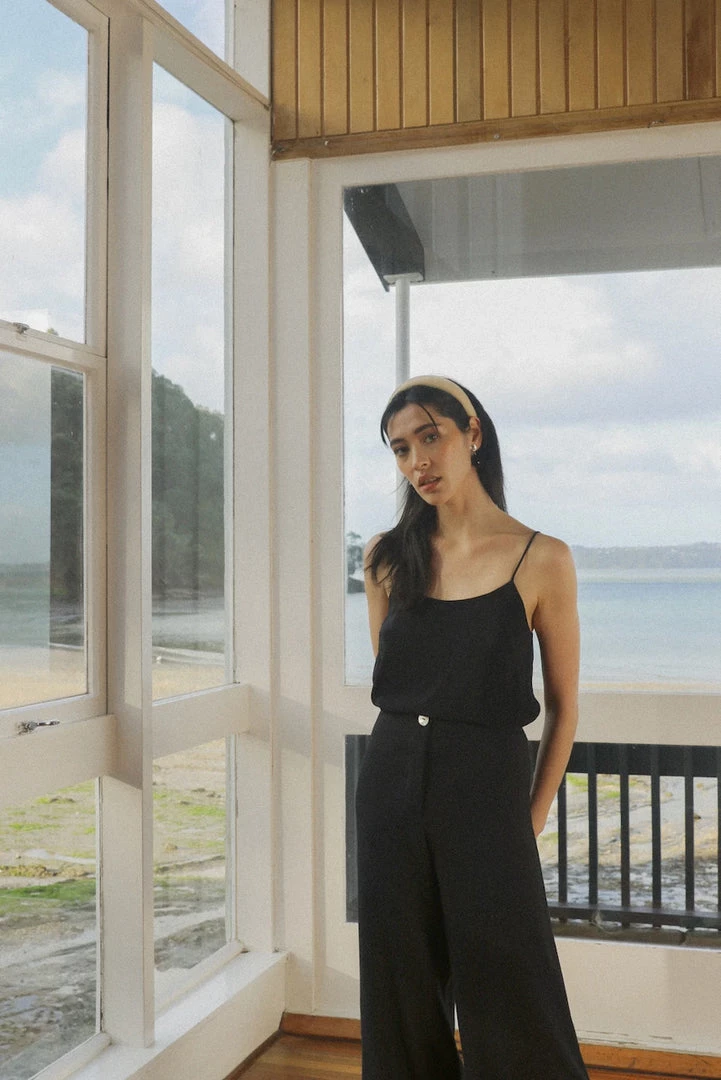 OVNA OVICH EOS Sale* Ya Pant - Midnight Black Tencel 3 OVNA OVICH EOS Sale* Ya Pant - Midnight Black Tencel