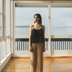 OVNA OVICH Ya Pant - Taupe Tencel