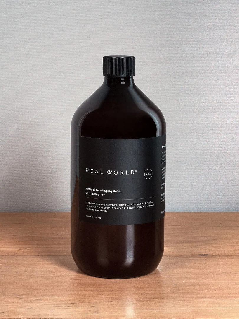 Real World Kitchen+Table White Grapefruit Bench Spray – Refill 1 Real World Kitchen+Table White Grapefruit Bench Spray – Refill