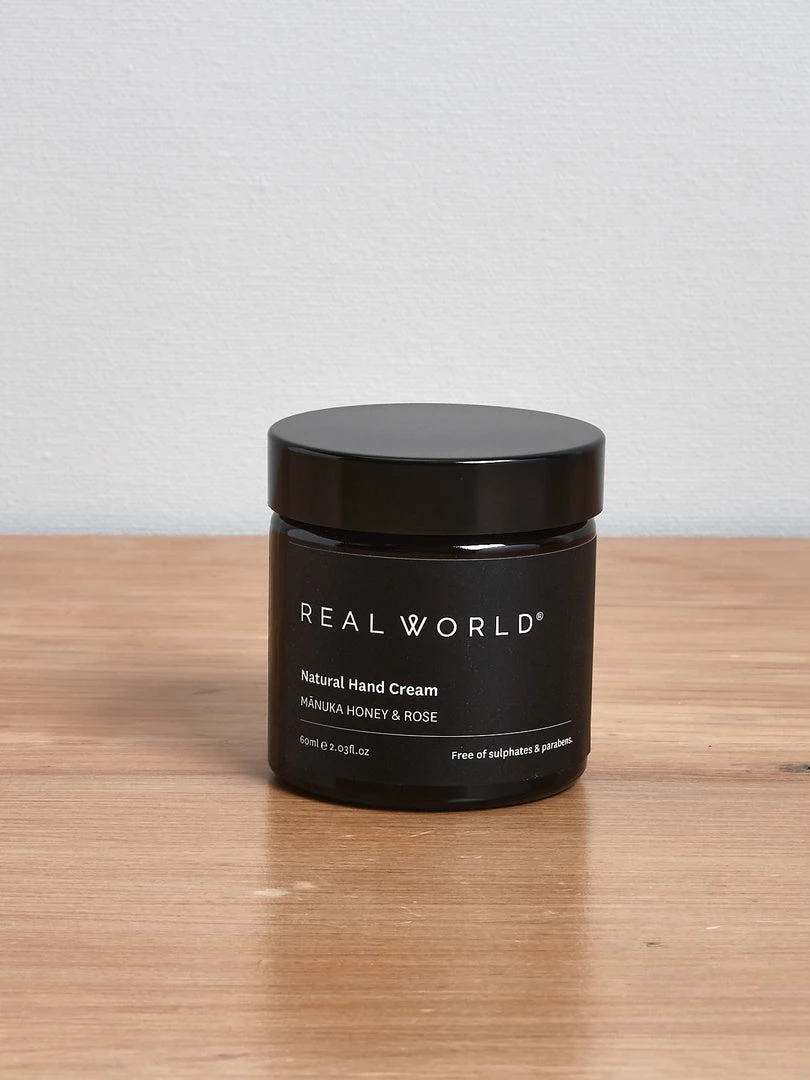 Real World Bathroom Manuka Honey & Rose Hand Cream - 60πβ 1 Real World Bathroom Manuka Honey & Rose Hand Cream - 60πβ