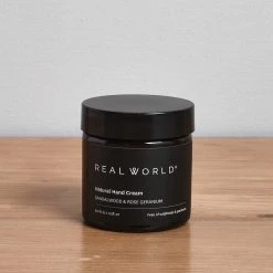 Real World Sandalwood & Rose Geranium Hand Cream 60ml Bathroom