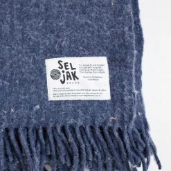 Seljak Brand Indigo Blanket – Fringe 11 Seljak Brand Indigo Blanket – Fringe