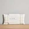 Stem Organic Lavender + Chamomile Eye Pillow - Natural Gingham ＜$50