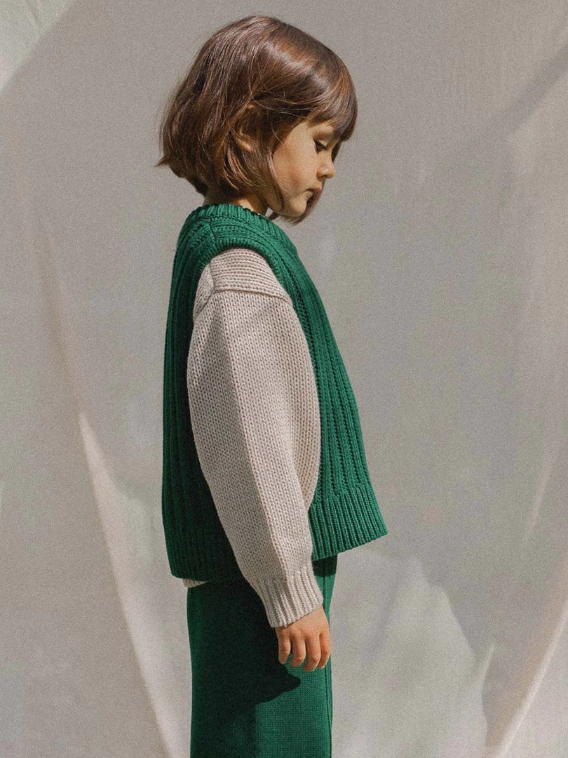 SUNNA STUDIOS Baby+Child Sol Sweater – Ecru 6 SUNNA STUDIOS Baby+Child Sol Sweater – Ecru