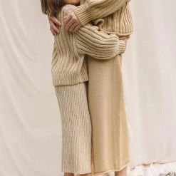 SUNNA STUDIOS Gabriel Sweater – Sand Marle 7 SUNNA STUDIOS Gabriel Sweater – Sand Marle