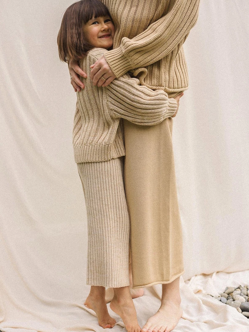 SUNNA STUDIOS Gabriel Sweater – Sand Marle 4 SUNNA STUDIOS Gabriel Sweater – Sand Marle