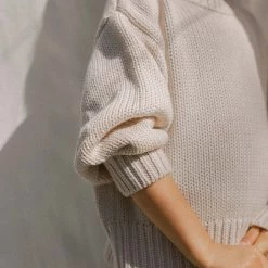 SUNNA STUDIOS Baby+Child Sol Sweater – Ecru 12 SUNNA STUDIOS Baby+Child Sol Sweater – Ecru