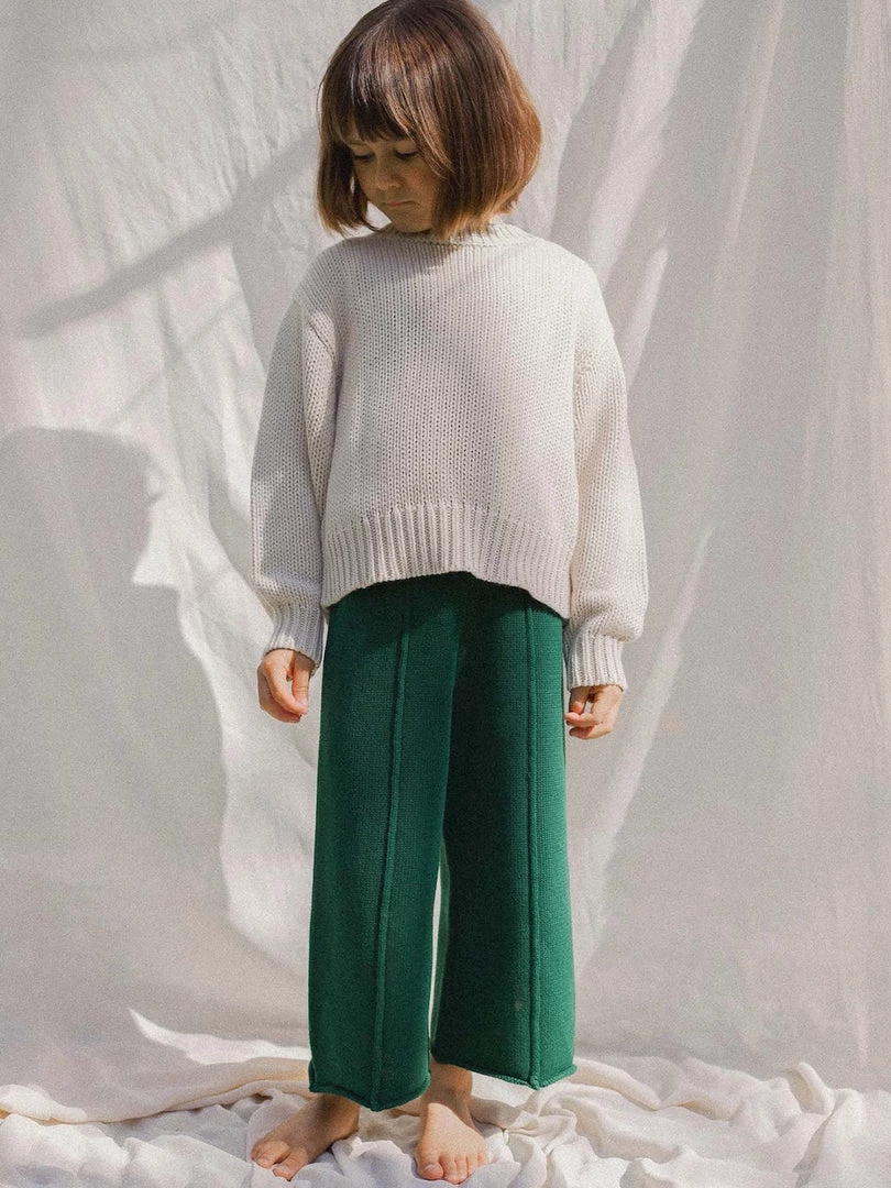 SUNNA STUDIOS Baby+Child Sol Sweater – Ecru 3 SUNNA STUDIOS Baby+Child Sol Sweater – Ecru