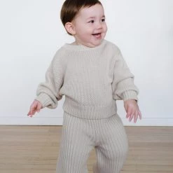 SUNNA STUDIOS Baby+Child Sol Sweater – Ecru 15 SUNNA STUDIOS Baby+Child Sol Sweater – Ecru