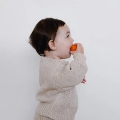 SUNNA STUDIOS Baby+Child Sol Sweater – Ecru 14 SUNNA STUDIOS Baby+Child Sol Sweater – Ecru
