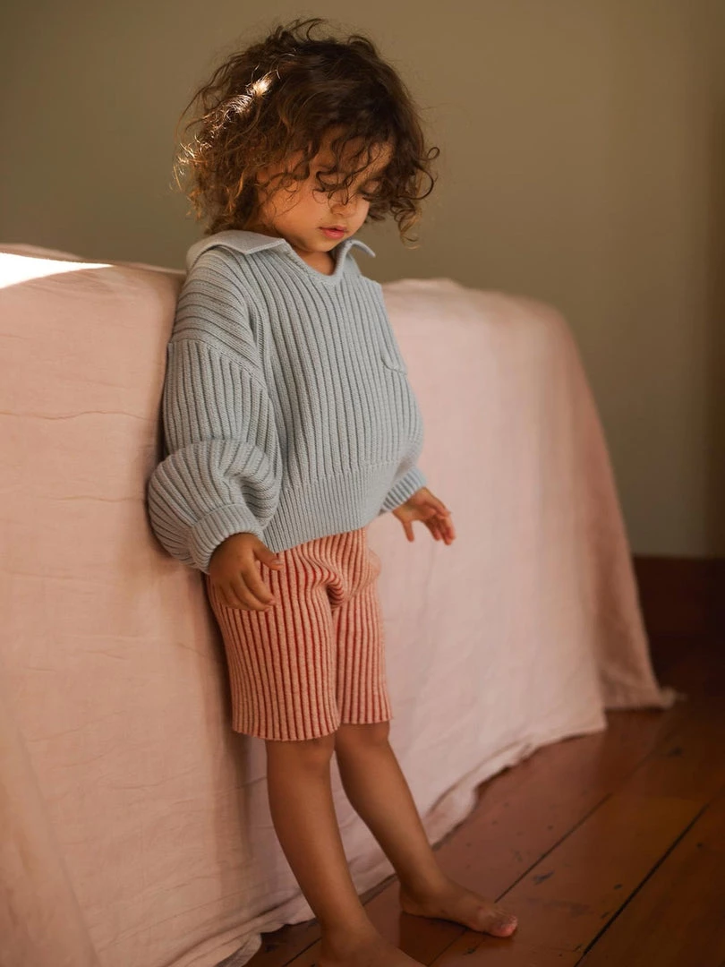 SUNNA STUDIOS Baby+Child Matias Pullover – Blue 1 SUNNA STUDIOS Baby+Child Matias Pullover – Blue