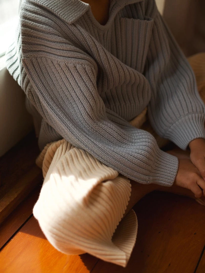 SUNNA STUDIOS Baby+Child Matias Pullover – Blue 6 SUNNA STUDIOS Baby+Child Matias Pullover – Blue