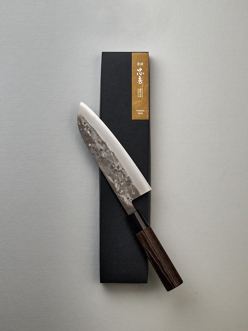 Tadafusa Bocho Santoku Knife 1 Tadafusa Bocho Santoku Knife