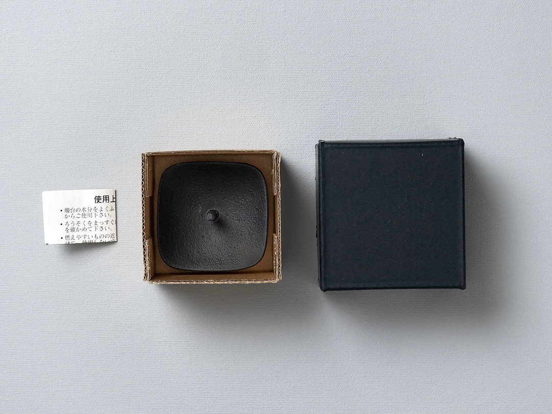 Takazawa Koma Iron Candle – Large Living 2 Takazawa Koma Iron Candle – Large Living