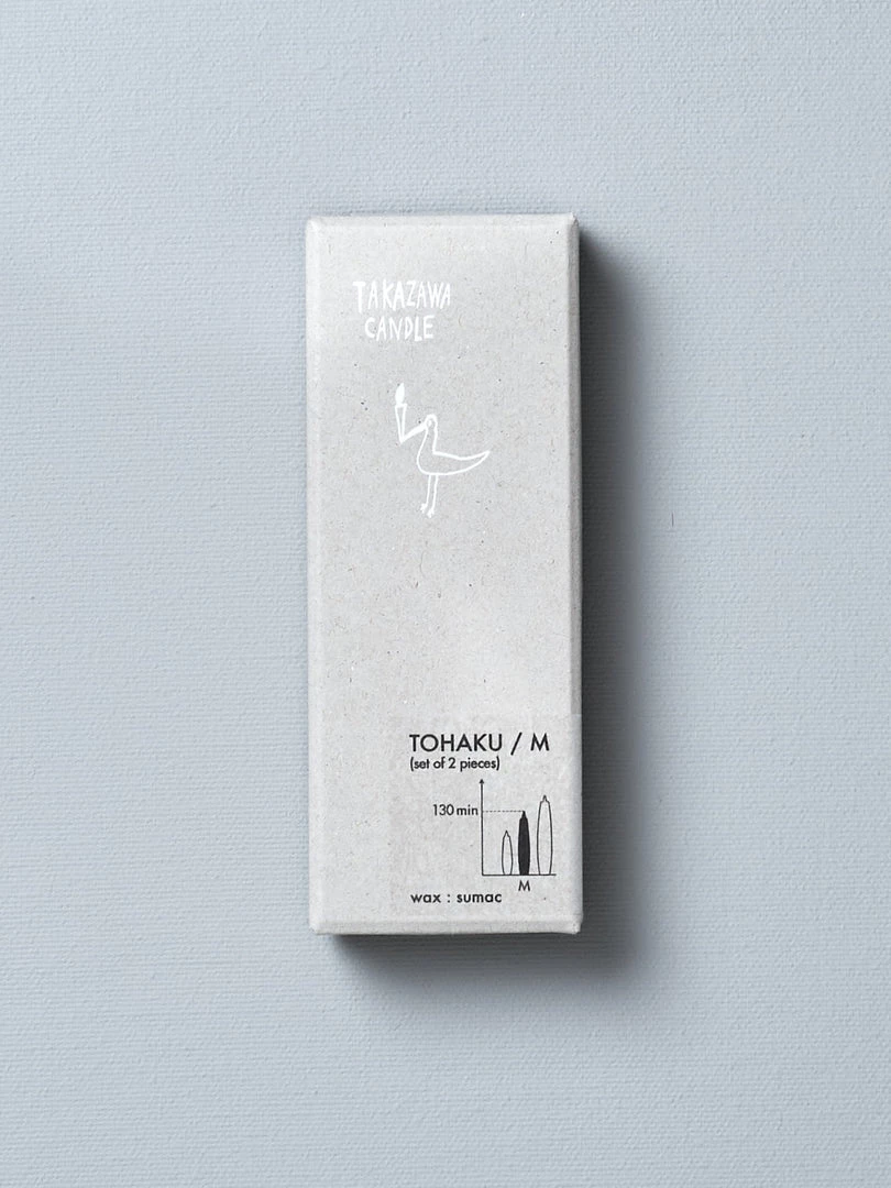 Takazawa Living TOHAKU Candles – Medium (box Of 2) 3 Takazawa Living TOHAKU Candles – Medium (box Of 2)