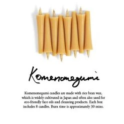 Takazawa Koma-No-Megumi Candles (box Of 8) Living