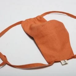 Peppin Linen Face Mask - Terracotta 9 Peppin Linen Face Mask - Terracotta