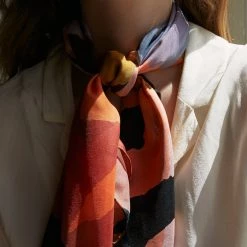 Walker & Bing Kitty Silk Scarf