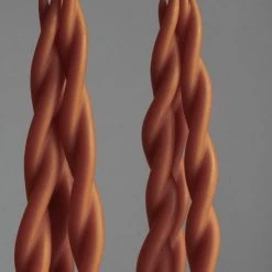 Wax Atelier Living Twisted Candle – Oranges 19 Wax Atelier Living Twisted Candle – Oranges