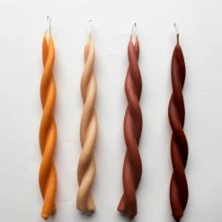 Wax Atelier Living Twisted Candle – Oranges