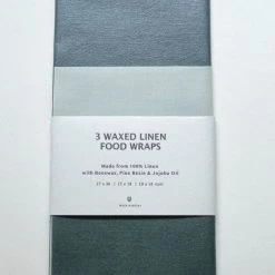Wax Atelier Living Waxed Linen Food Wraps – Set Of 3 14 Wax Atelier Living Waxed Linen Food Wraps – Set Of 3