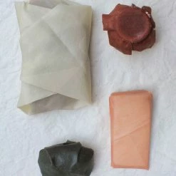 Wax Atelier Living Waxed Linen Food Wraps – Set Of 3