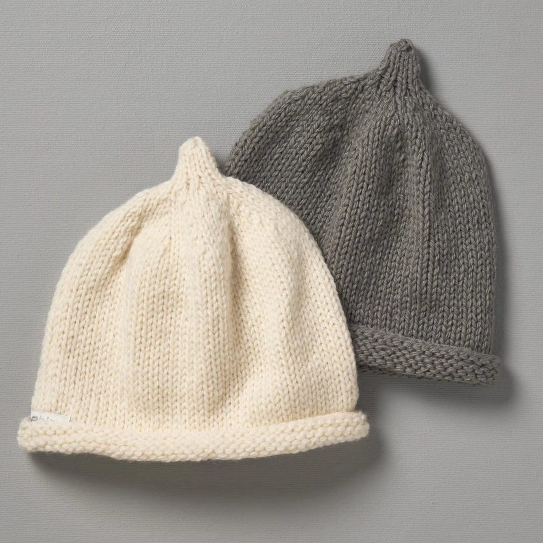 Weebits Hand Knitted Baby Beanie - Natural 2 Weebits Hand Knitted Baby Beanie - Natural