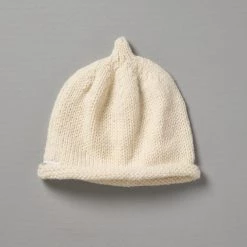 Weebits Hand Knitted Baby Beanie - Natural