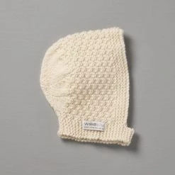 Weebits Hand Knitted Baby Bonnet - Natural Baby＋Child