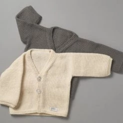 Weebits Baby＋Child Hand Knitted Baby Cardigan - Mushroom