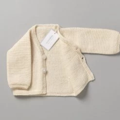 Weebits Hand Knitted Baby Cardigan - Natural Baby＋Child