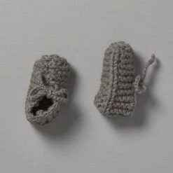 Weebits Baby＋Child Hand Knitted Chunky Booties - Mushroom