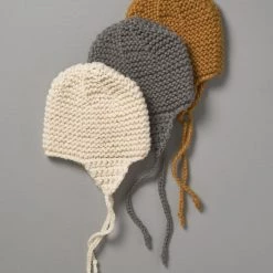 Weebits Baby＋Child Hand Knitted Chunky Knit Hat - Natural