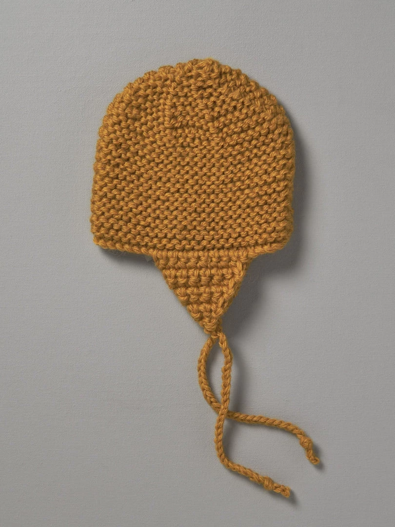 Weebits Hand Knitted Chunky Knit Hat - Mustard Baby+Child 1 Weebits Hand Knitted Chunky Knit Hat - Mustard Baby+Child
