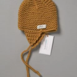 Weebits Hand Knitted Chunky Knit Hat - Mustard Baby＋Child