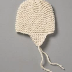 Weebits Baby+Child Hand Knitted Chunky Knit Hat - Natural