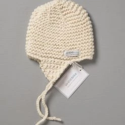 Weebits Baby＋Child Hand Knitted Chunky Knit Hat - Natural