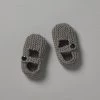 Weebits Hand Knitted Mary Jane Shoes - Mushroom