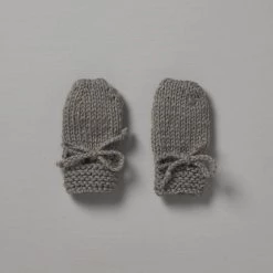 Weebits Hand Knitted Mittens - Mushroom