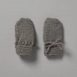 Weebits Hand Knitted Mittens - Mushroom
