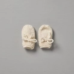 Weebits Hand Knitted Mittens - Natural 7 Weebits Hand Knitted Mittens - Natural