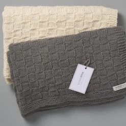 Weebits Baby+Child Hand Knitted Travel Rug - Natural 7 Weebits Baby+Child Hand Knitted Travel Rug - Natural