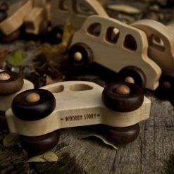 Wooden Story Baby+Child Wooden 50's Car 17 Wooden Story Baby+Child Wooden 50's Car