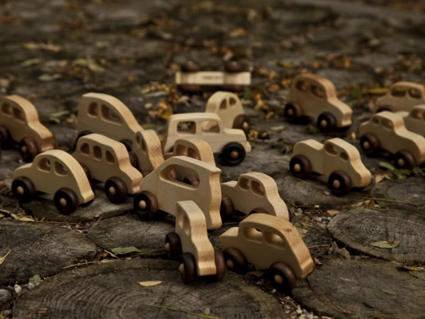 Wooden Story Baby+Child Wooden 50's Car 10 Wooden Story Baby+Child Wooden 50's Car