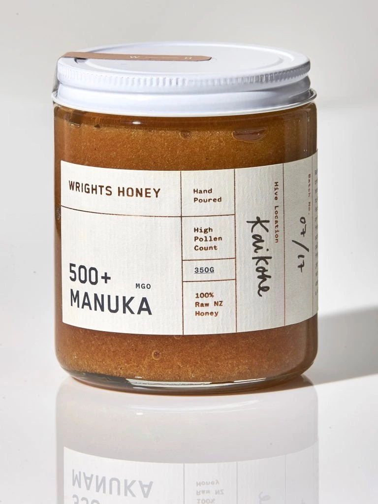 Wrights Honey Kitchen+Table Manuka Honey 500+ 1 Wrights Honey Kitchen+Table Manuka Honey 500+