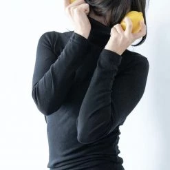 YARN Nz Tui Fine Merino Rib Turtle - Black Wardrobe 11 YARN Nz Tui Fine Merino Rib Turtle - Black Wardrobe